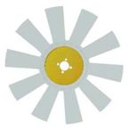 HELICE VENTILADOR RANDON - RETROESCAVADEIRA RK 406B