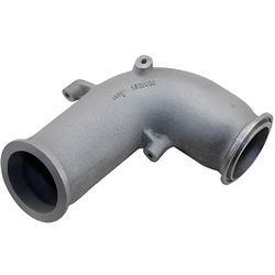 TUBO SAIDA INTERCOOLER LE. FLANGEADO EM ALUMINIO - T114/T124