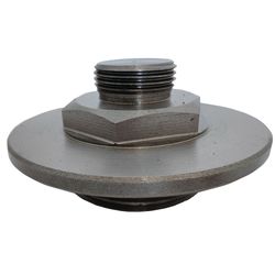 ADAPTADOR EMBREAGEM VISCOSA ROSCA EXTERNA EM ALUMINIO