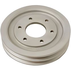 POLIA 2 CANAIS EM ALUMINIO - BOMBA D'AGUA OM447