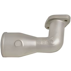 CURVA DA TURBINA COM FLANGE ALUMINIO - MBB OM 352
