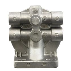 CABECOTE RACOR FILTRO DE OLEO EM ALUMINIO - VOLKS MWM ELETR